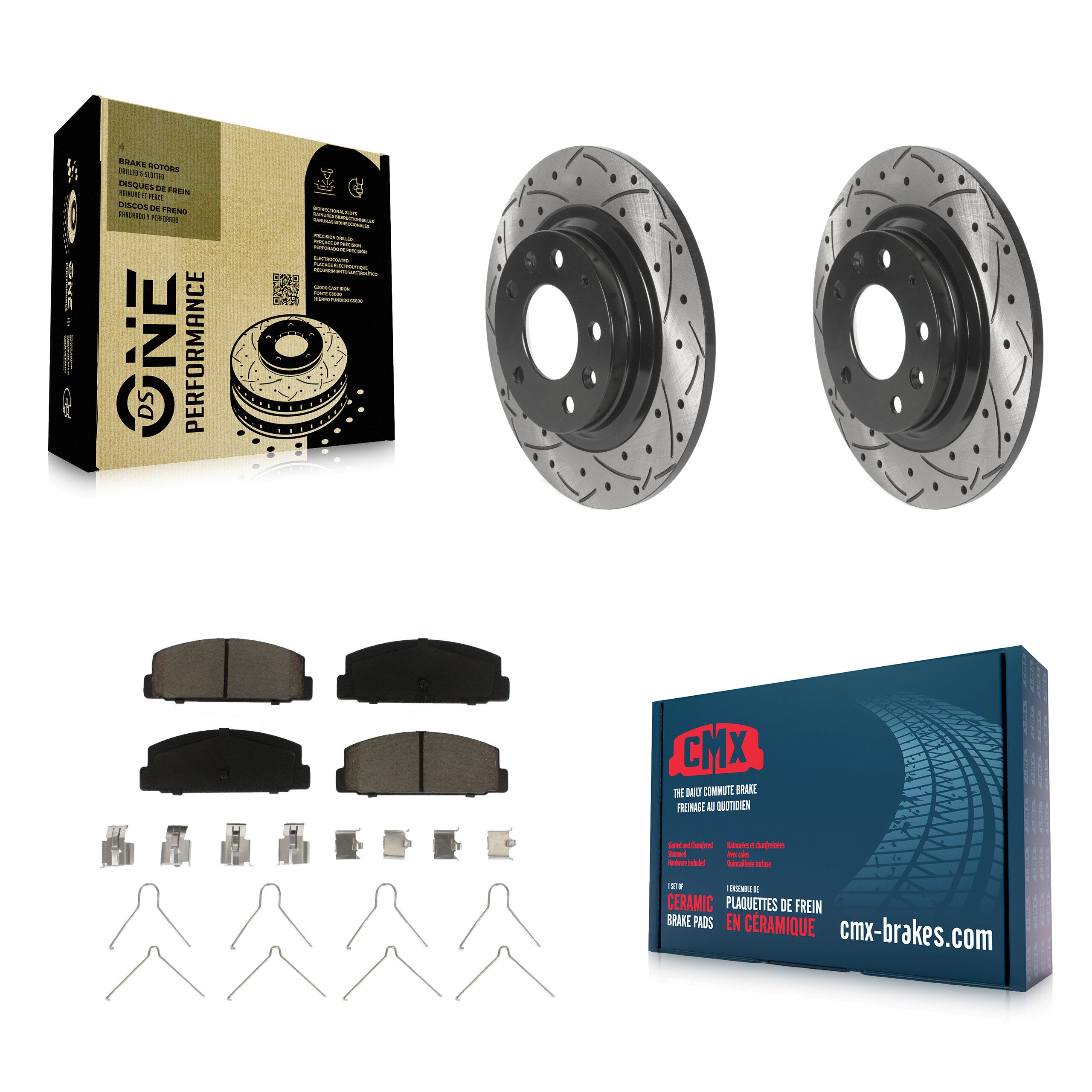 Transit Auto KDC-100795 Disc Brake Kit for 2003-2005 Mazda 6, Mazda Protege - Rear product image