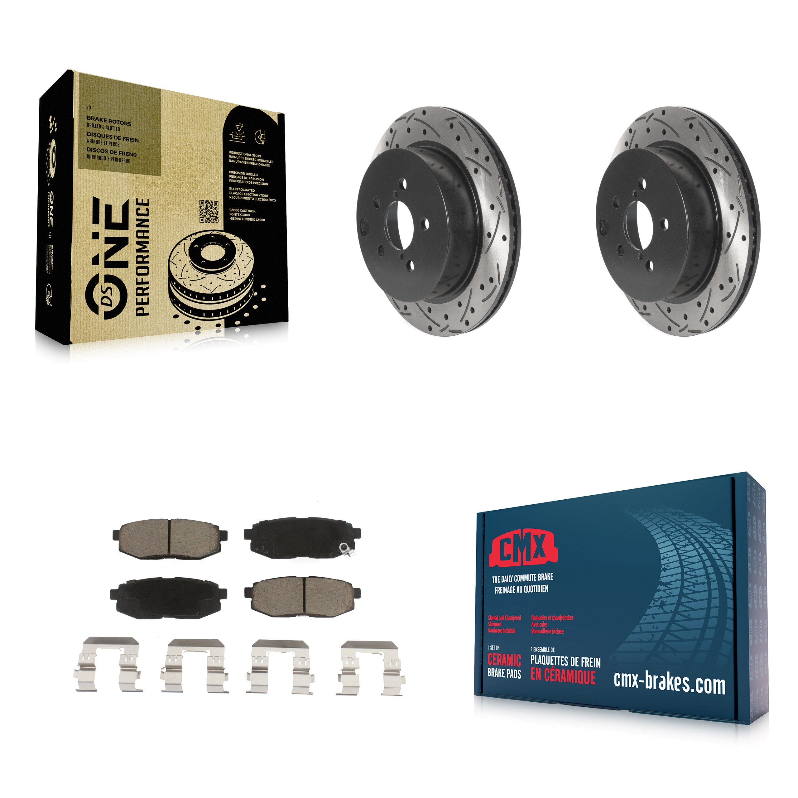 Transit Auto KDC-100797 Disc Brake Kit for 2014-2018 Subaru Forester - Rear product image
