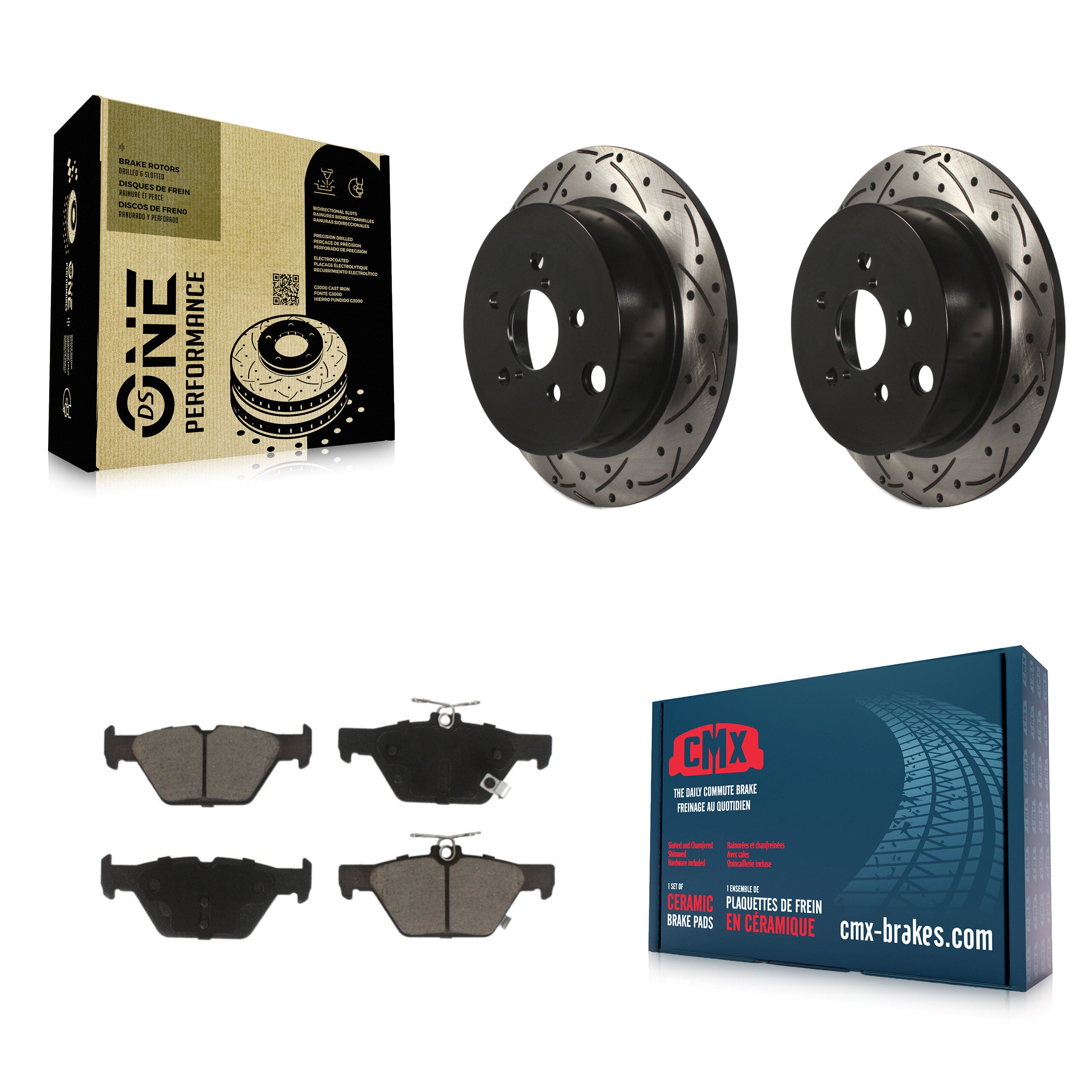 Transit Auto KDC-100805 Disc Brake Kit for 2019-2020 Subaru Crosstrek - Rear product image