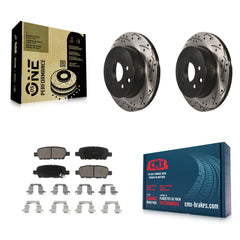 Transit Auto KDC-100813 Disc Brake Kit for 2003-2023 Nissan LEAF, Nissan Rogue Sport, Nissan Rogue & more - Rear product image