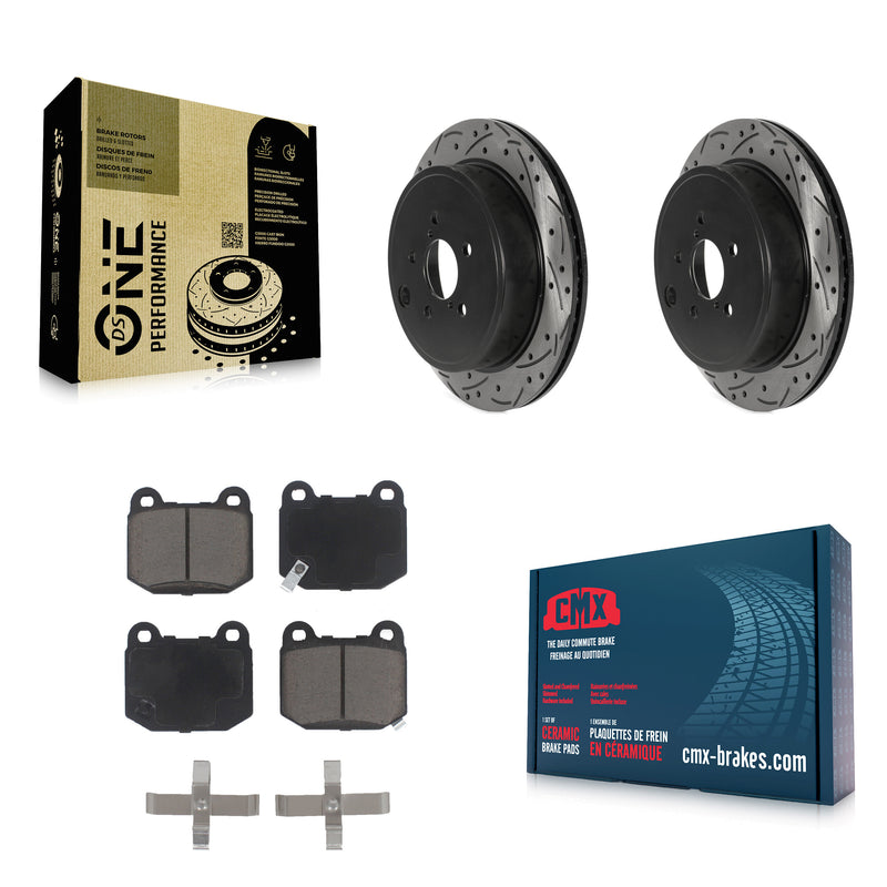 Transit Auto KDC-100814 Disc Brake Kit for 2017-2019 Toyota 86, Subaru BRZ - Rear product image