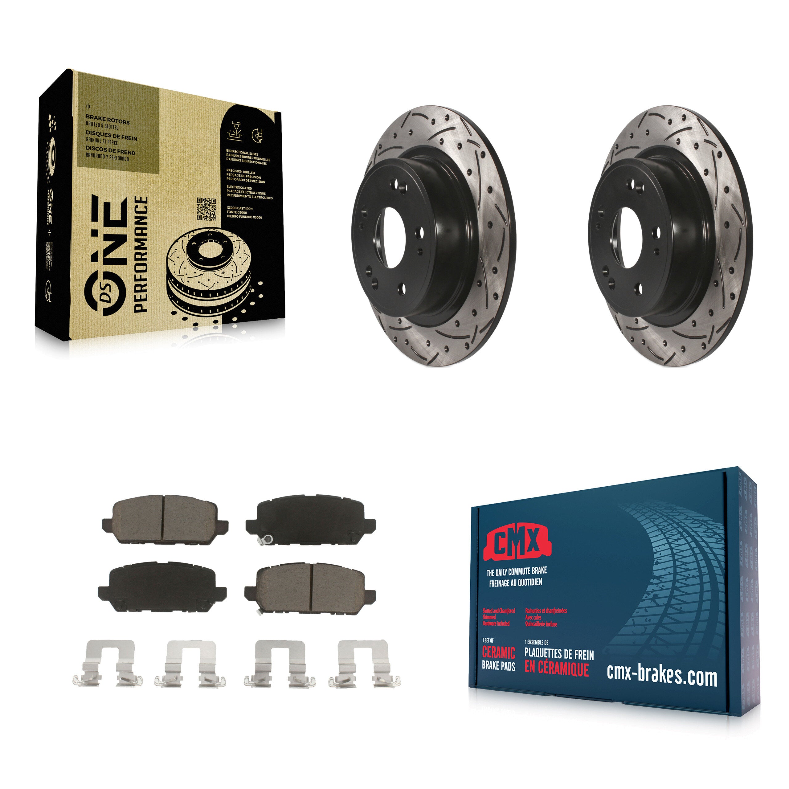 Transit Auto KDC-100823 Disc Brake Kit for 2016-2022 Honda HR-V - Rear product image