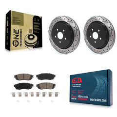 Transit Auto KDC-100829 Disc Brake Kit for 2016-2022 Lexus RX350, Lexus RX350L, Lexus RX450hL & more - Rear product image