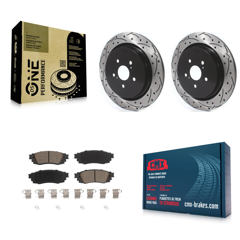 Transit Auto KDC-100829 Disc Brake Kit for 2016-2022 Lexus RX350, Lexus RX350L, Lexus RX450hL & more - Rear product image