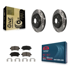 Transit Auto KDC-100831 Disc Brake Kit for 2010-2020 Cadillac XTS, Chevrolet Malibu Limited, Chevrolet Impala & more - Rear product image