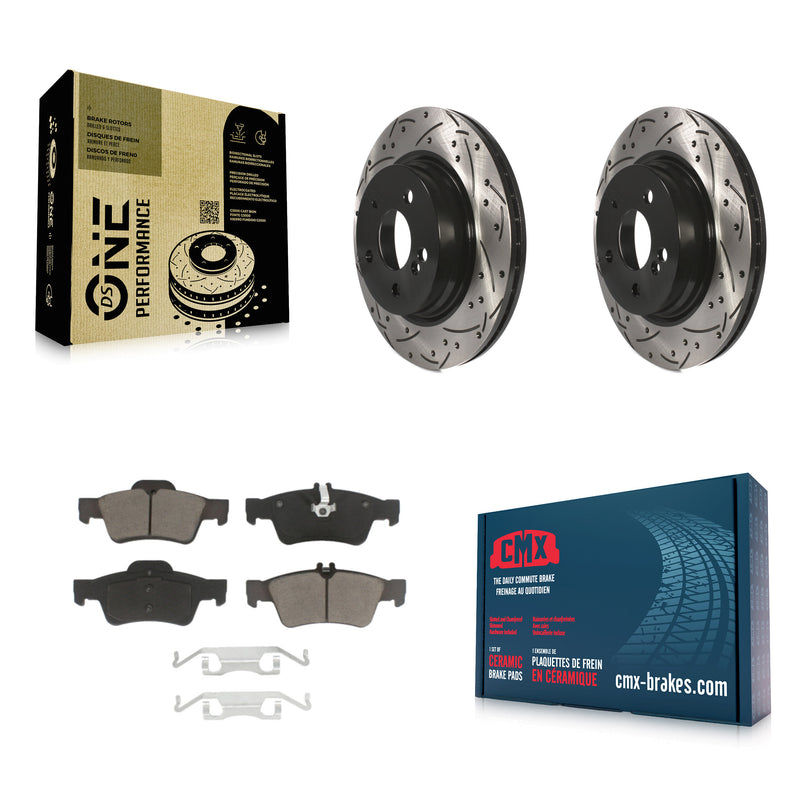 Transit Auto KDC-100836 Disc Brake Kit for 2010-2013 Mercedes-Benz E550 - Rear product image
