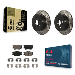 Transit Auto KDC-100841 Disc Brake Kit for 2012-2018 Lexus ES300h, Lexus ES350, Toyota Avalon & more - Rear product image