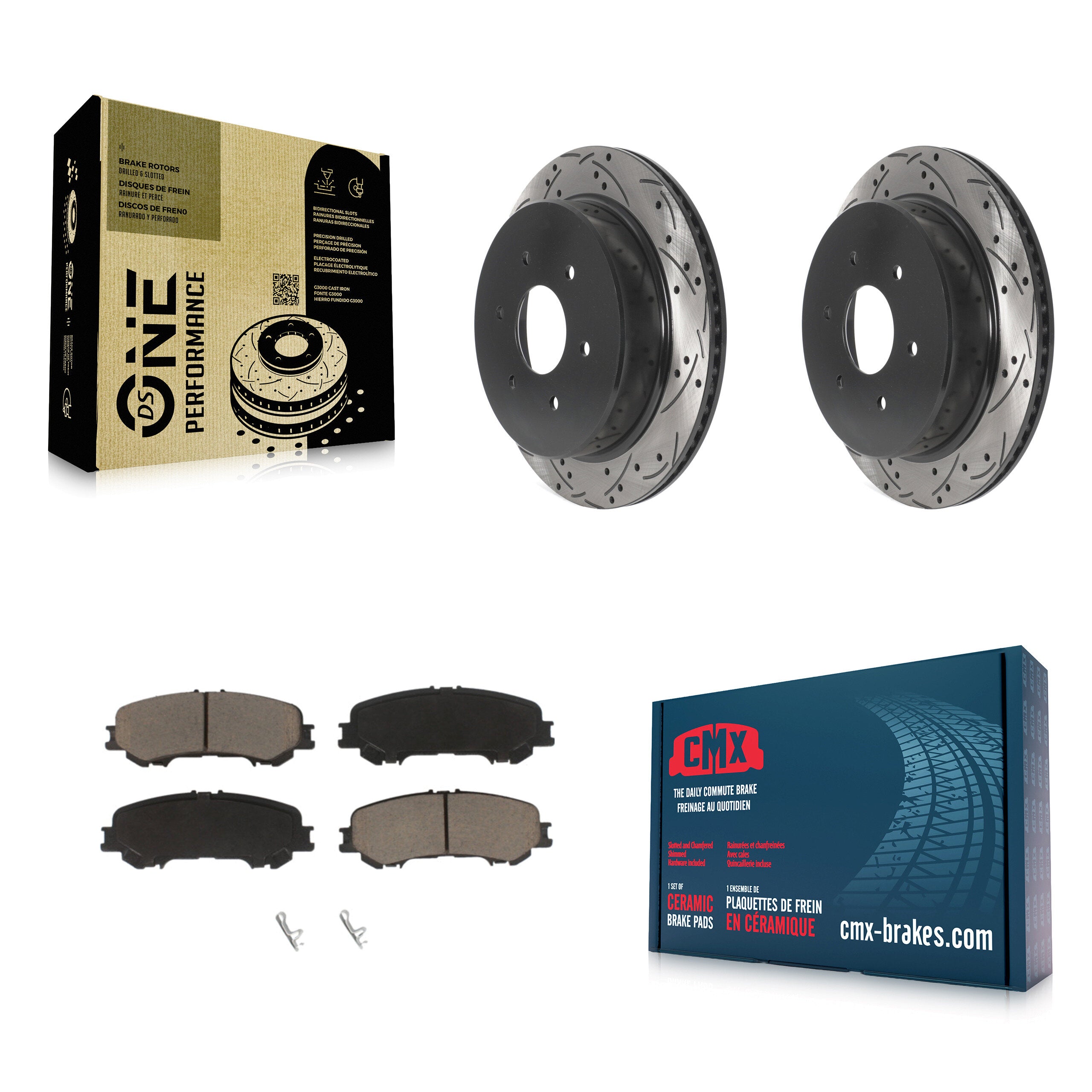 Transit Auto KDC-100844 Disc Brake Kit for 2017-2023 Nissan TITAN - Rear product image