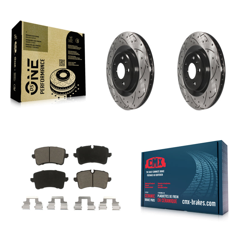 Transit Auto KDC-100845 Disc Brake Kit for 2011-2018 Porsche Macan, Audi A7 Quattro, Audi A6 & more - Rear product image