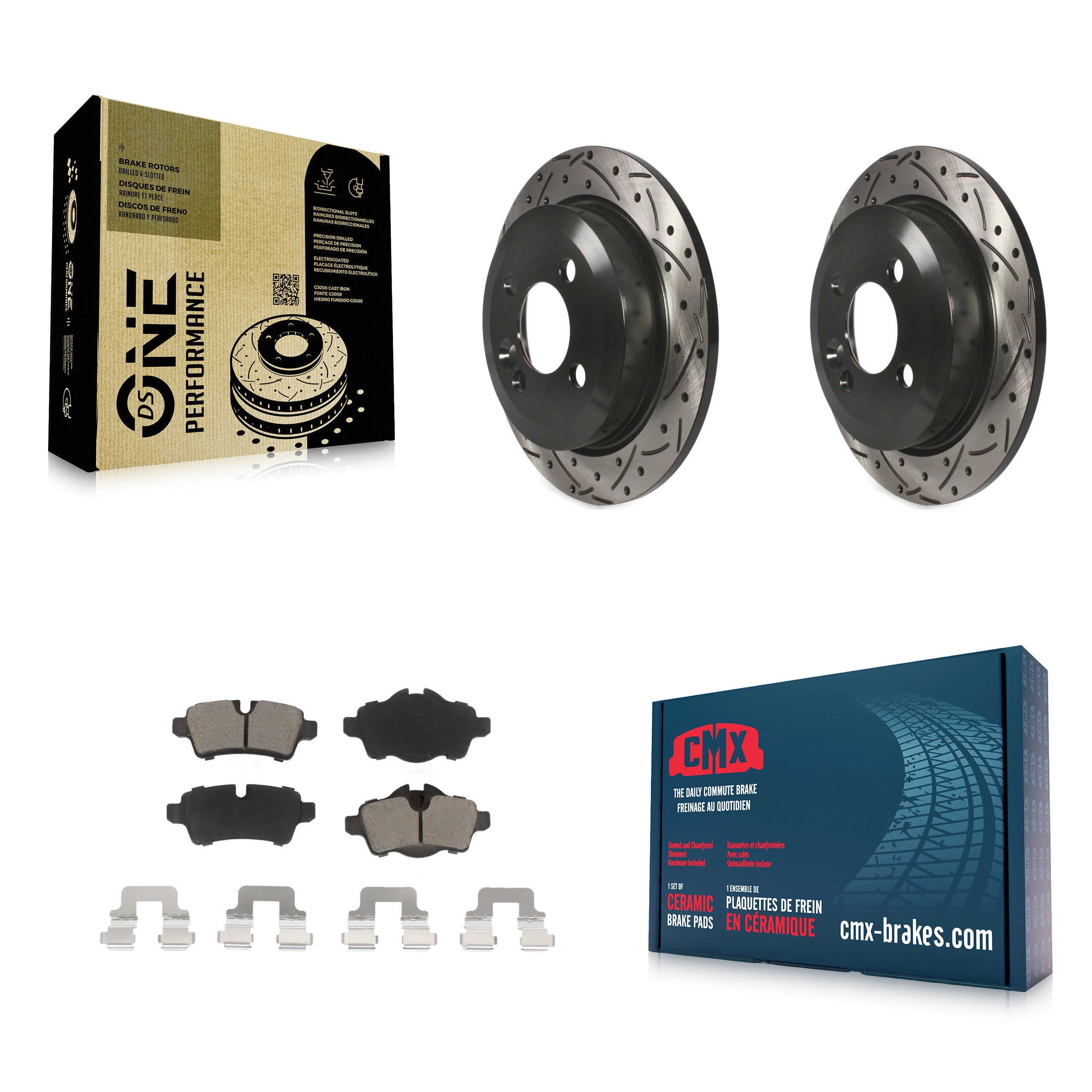 Transit Auto KDC-100850 Disc Brake Kit for 2007-2015 Mini Cooper - Rear product image