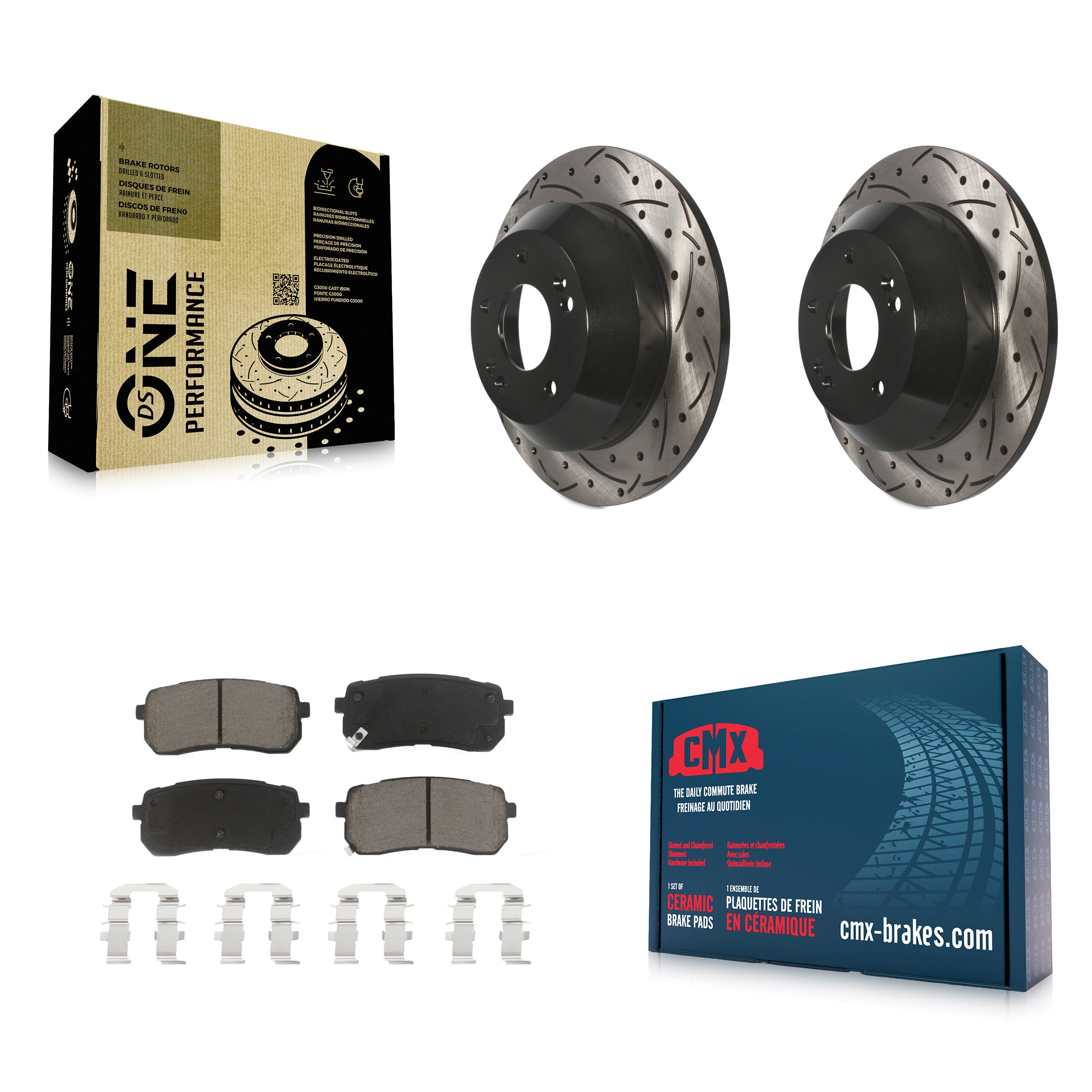 Transit Auto KDC-100859 Disc Brake Kit for 2015-2021 Kia Sedona - Rear product image