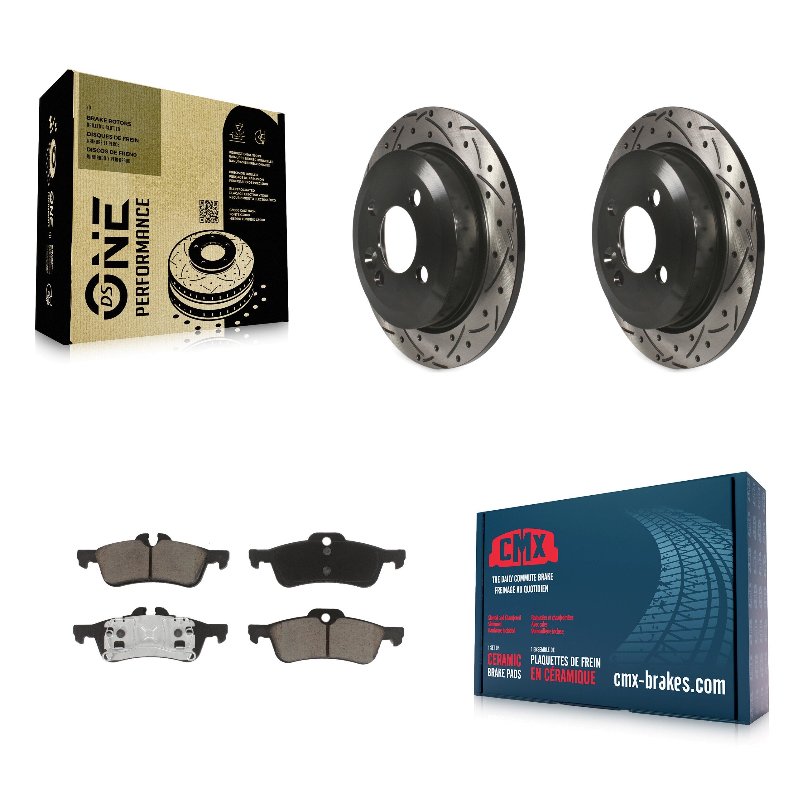 Transit Auto KDC-100863 Disc Brake Kit for 2006-2008 Mini Cooper - Rear product image