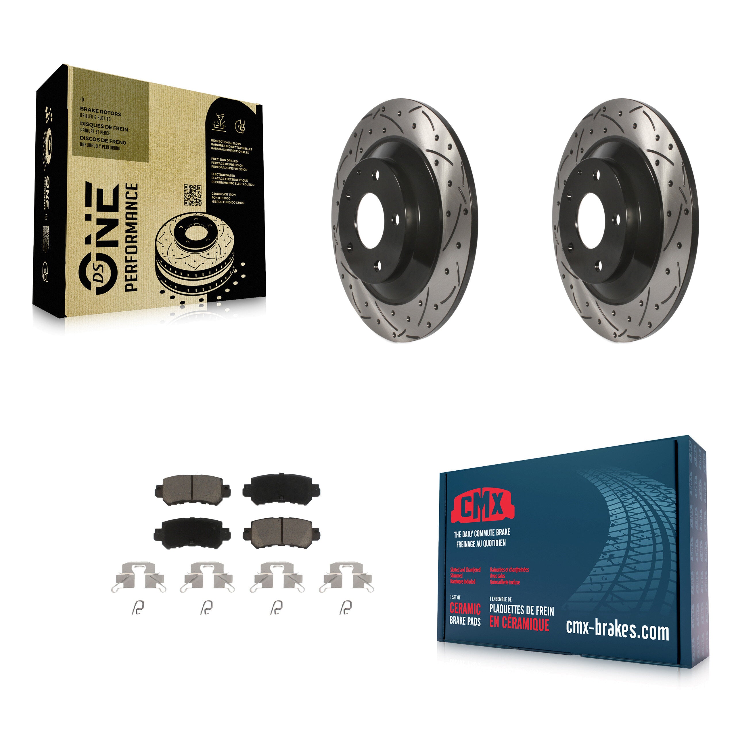 Transit Auto KDC-100869 Disc Brake Kit for 2013-2015 Mazda CX-5 - Rear product image