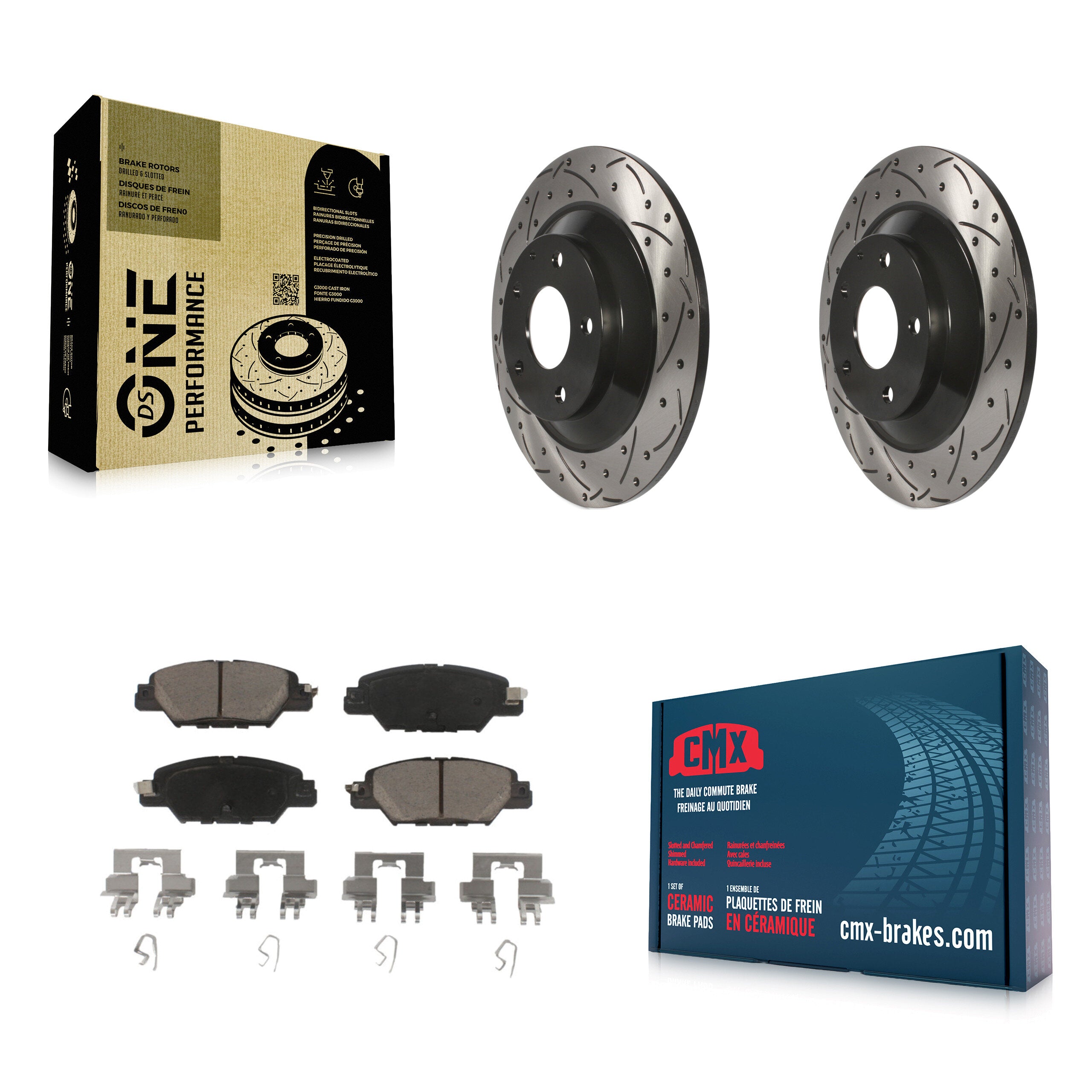 Transit Auto KDC-100870 Disc Brake Kit for 2016-2024 Mazda CX-5 - Rear product image