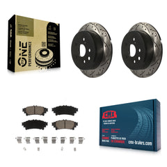 Transit Auto KDC-100874 Disc Brake Kit for 2014-2015 Lexus IS250 - Rear product image