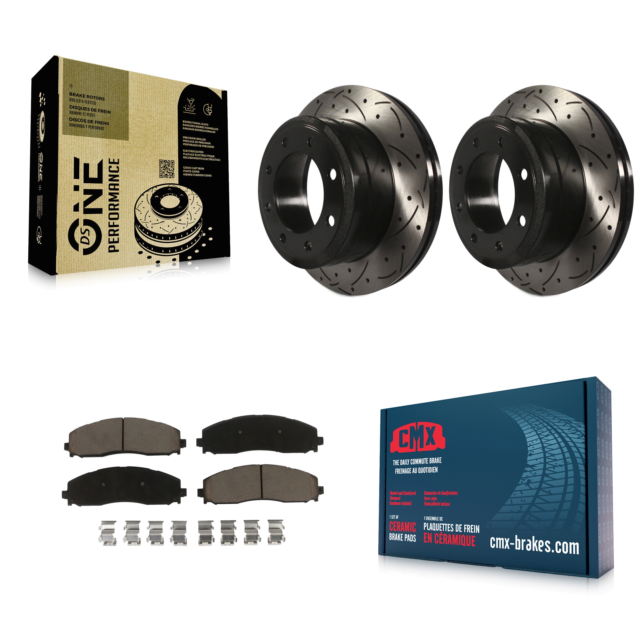 Transit Auto KDC-100875 Disc Brake Kit for 2013-2022 Ford F-250 Super Duty, Ford F-350 Super Duty - Rear product image
