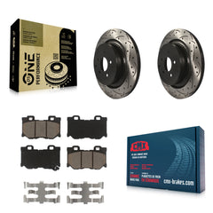 Transit Auto KDC-100879 Disc Brake Kit for 2009-2024 INFINITI Q60, INFINITI Q70L, INFINITI Q50 & more - Rear product image
