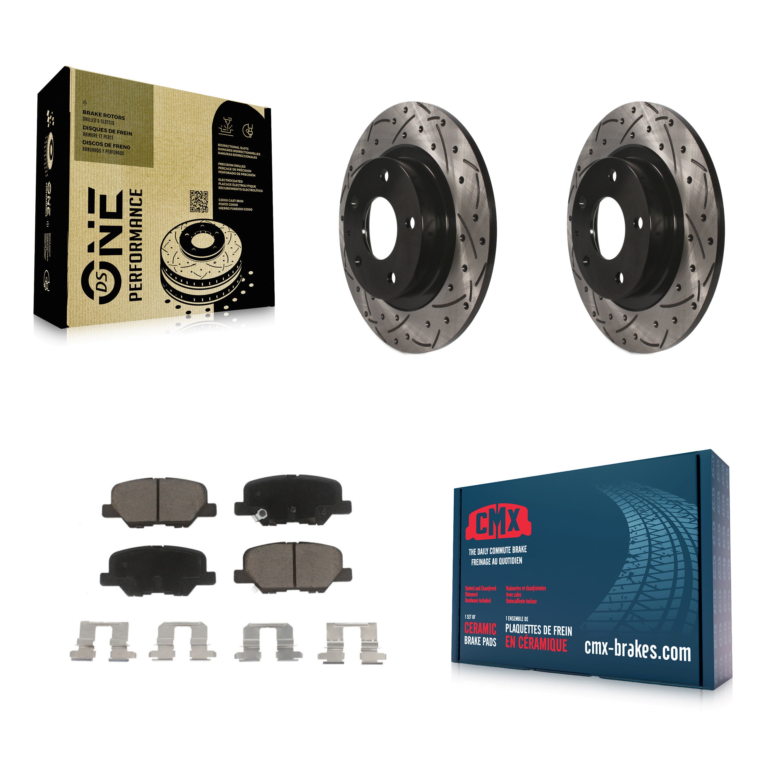 Transit Auto KDC-100887 Disc Brake Kit for 2014-2015 Mazda 6 - Rear product image