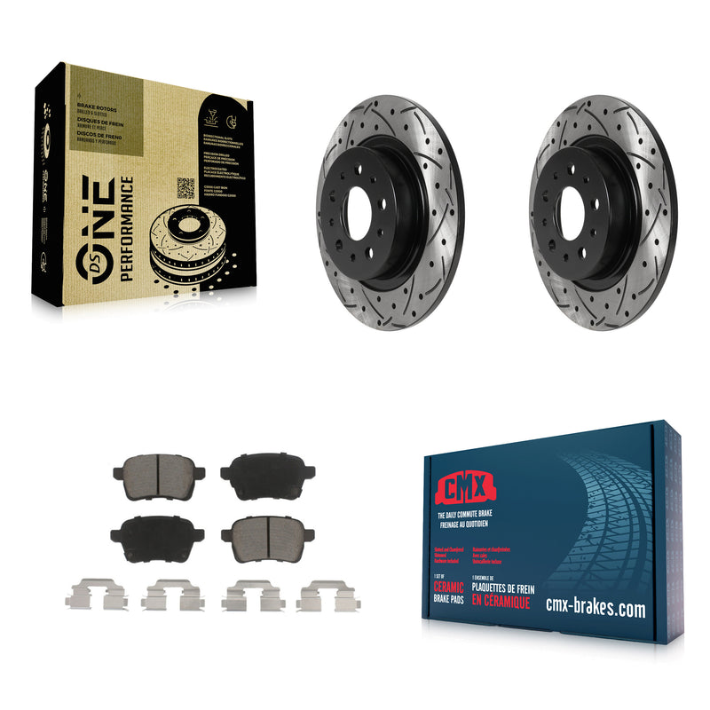 Transit Auto KDC-100891 Disc Brake Kit for 2014-2020 Fiat 500L - Rear product image
