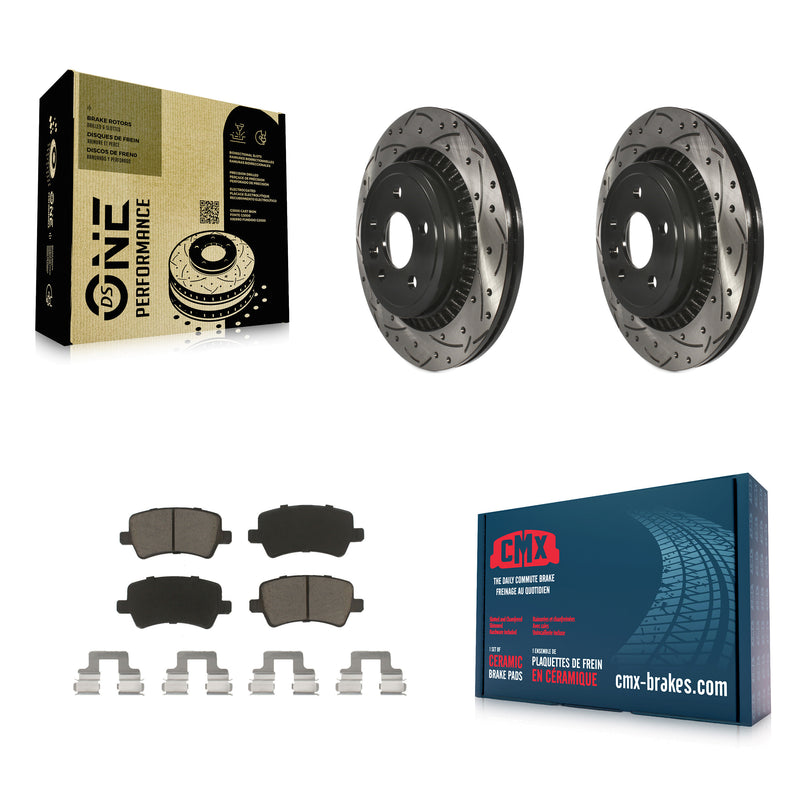 Transit Auto KDC-100896 Disc Brake Kit for 2010-2017 Volvo XC60 - Rear product image