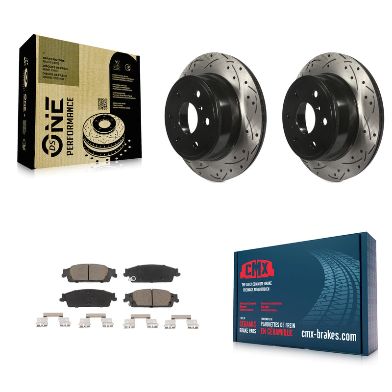 Transit Auto KDC-100898 Disc Brake Kit for 2014-2020 Chevrolet Suburban, Chevrolet Silverado 1500, Chevrolet Silverado 1500 LD & more - Rear product image