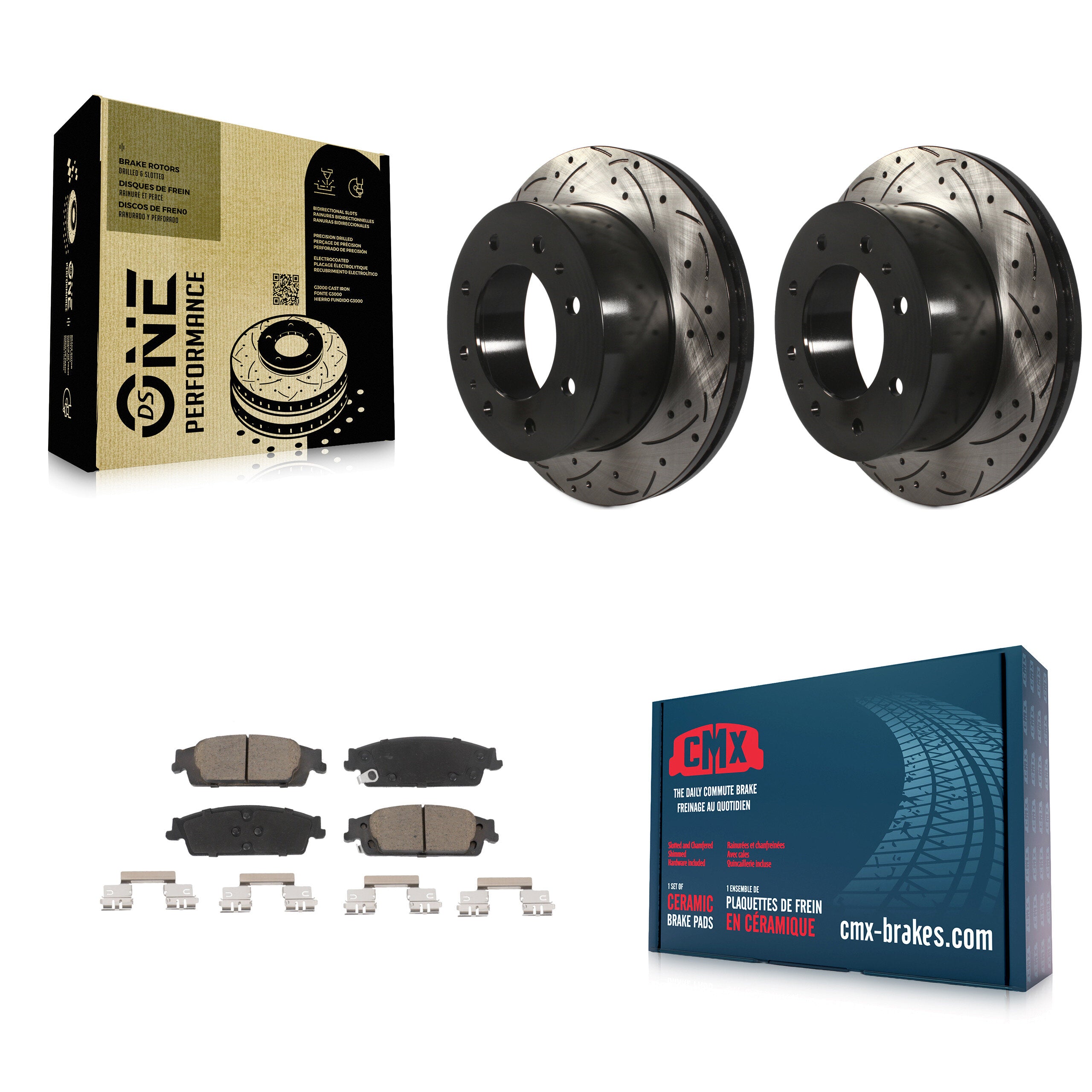 Transit Auto KDC-100899 Disc Brake Kit for 2017-2019 Chevrolet Suburban - Rear product image
