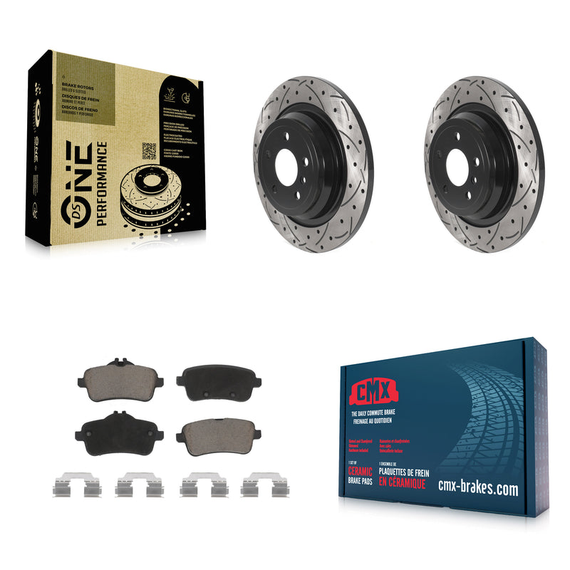 Transit Auto KDC-100901 Disc Brake Kit for 2012-2018 Mercedes-Benz GLE300d, Mercedes-Benz GLE350, Mercedes-Benz ML250 & more - Rear product image