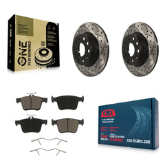 Transit Auto KDC-100906 Disc Brake Kit for 2015-2023 Volkswagen Taos, Audi A3, Audi A3 Sportback e-tron & more - Rear product image