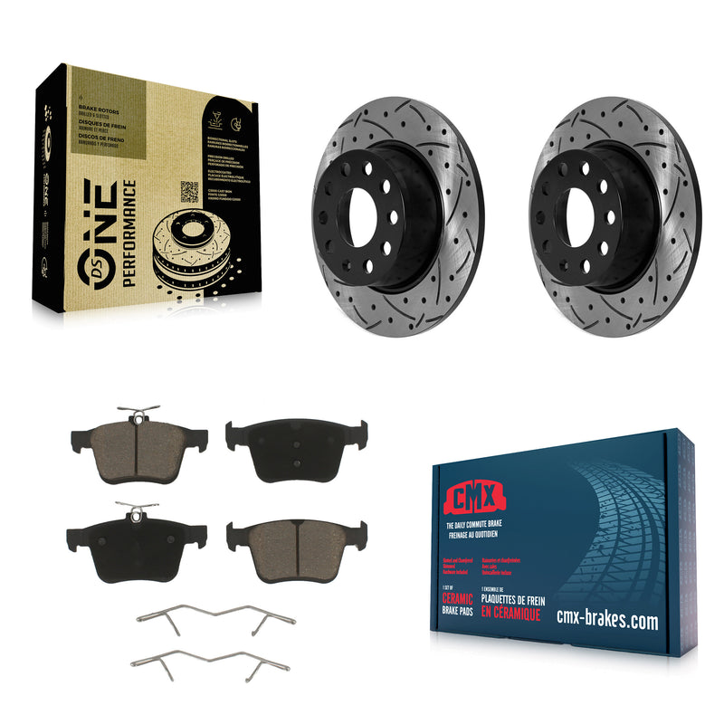 Transit Auto KDC-100908 Disc Brake Kit for 2019-2025 Volkswagen Jetta, Volkswagen Taos - Rear product image
