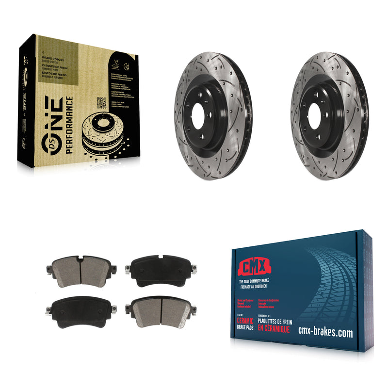 Transit Auto KDC-100911 Disc Brake Kit for 2017-2020 Audi A4 allroad, Audi A5 Quattro, Audi A5 Sportback & more - Rear product image