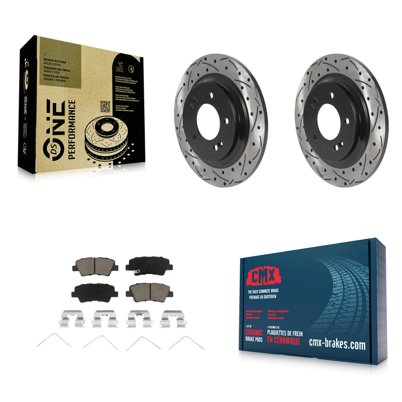 Transit Auto KDC-100914 Disc Brake Kit for 2017-2019 Kia Niro, Hyundai Ioniq - Rear product image