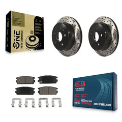Transit Auto KDC-100918 Disc Brake Kit for 2010-2017 Chevrolet Equinox, GMC Terrain - Rear product image