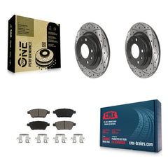Transit Auto KDC-100923 Disc Brake Kit for 2006-2013 Mazda 6, Lincoln MKZ, Ford Fusion & more - Rear product image