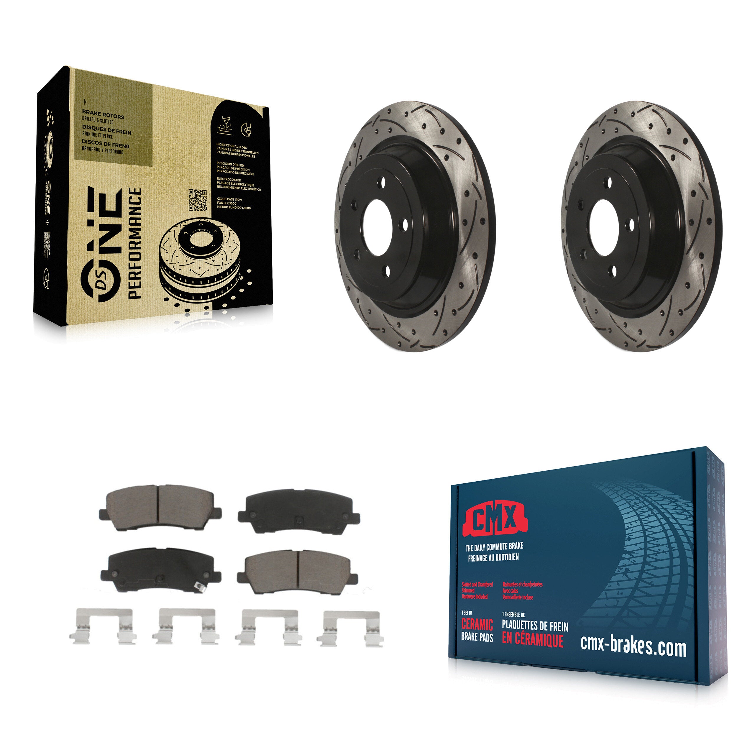 Transit Auto KDC-100928 Disc Brake Kit for 2015-2023 Ford Mustang - Rear product image