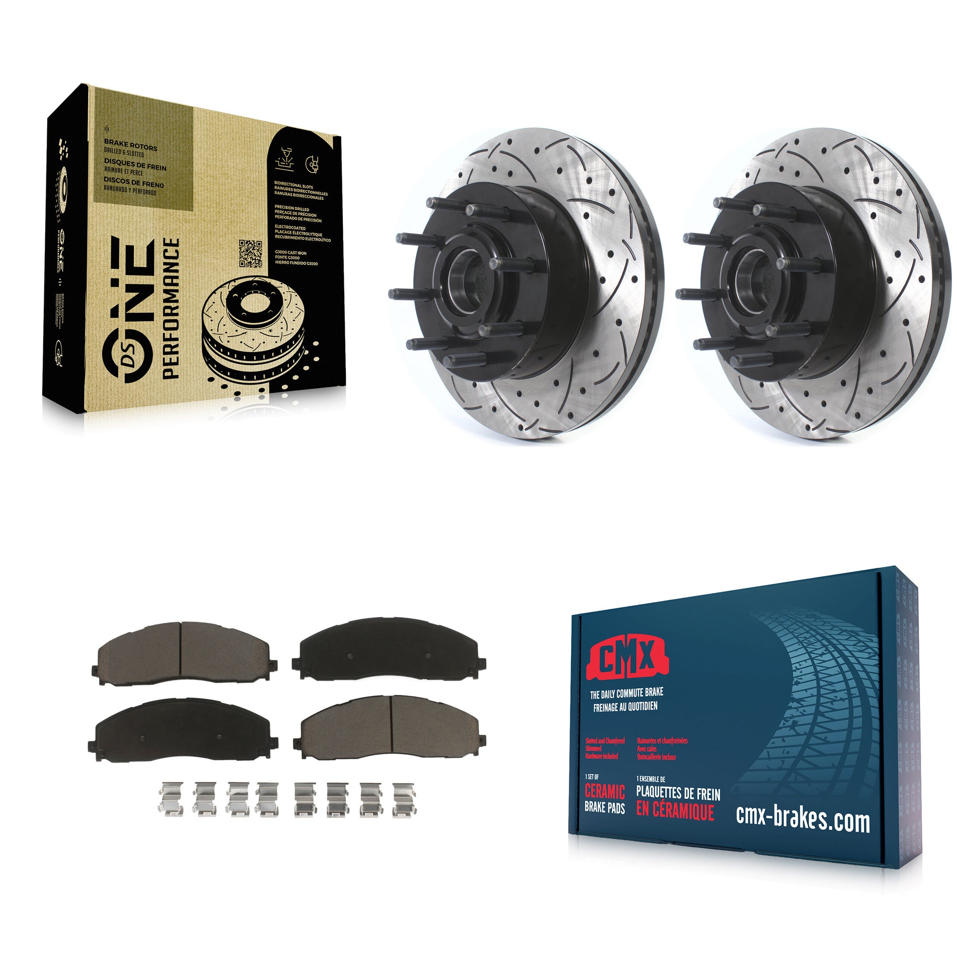 Transit Auto KDC-100934 Disc Brake Kit for 2013-2023 Ford F-250 Super Duty, Ford F-350 Super Duty - Front product image