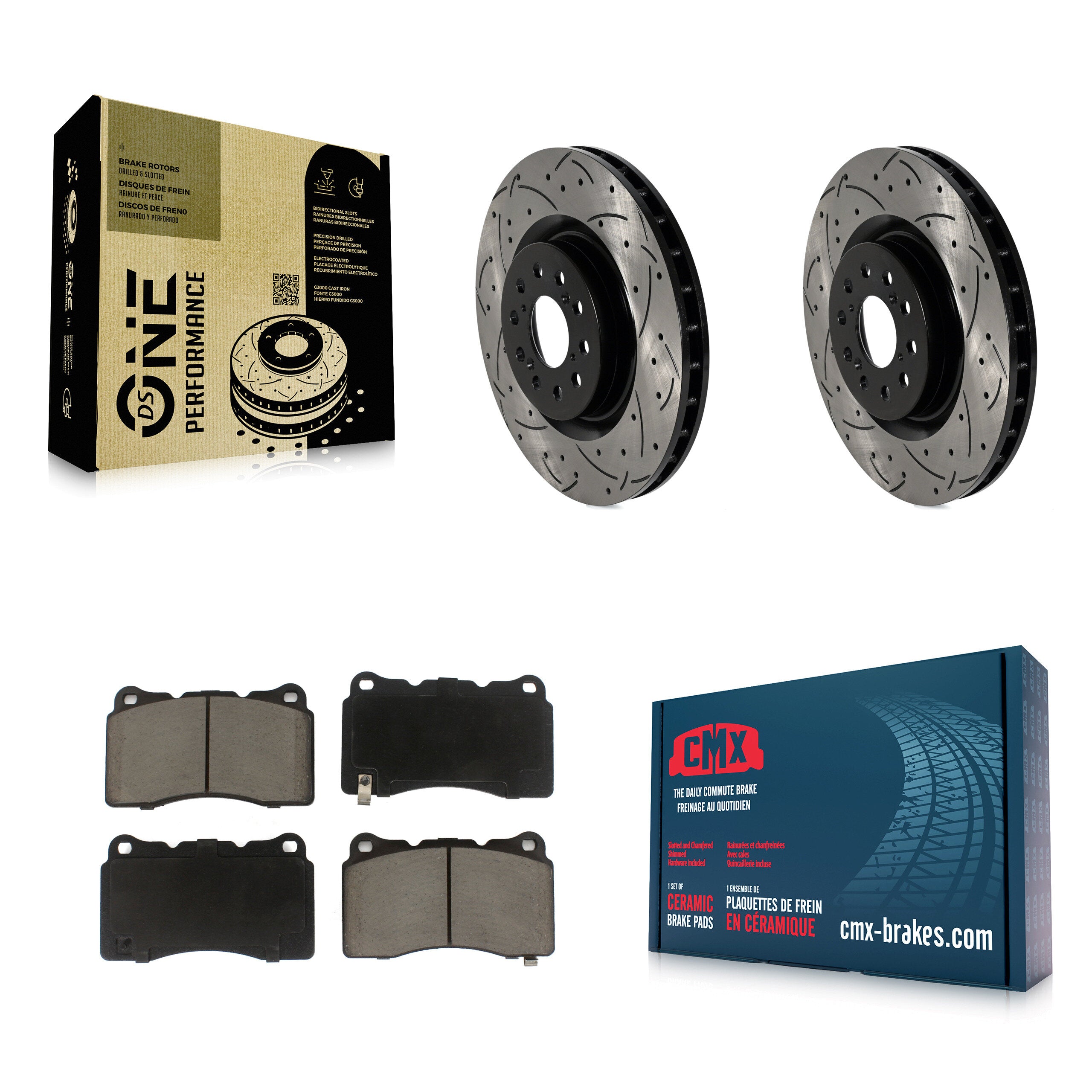 Transit Auto KDC-100935 Disc Brake Kit for 2017-2020 Honda Civic - Front product image