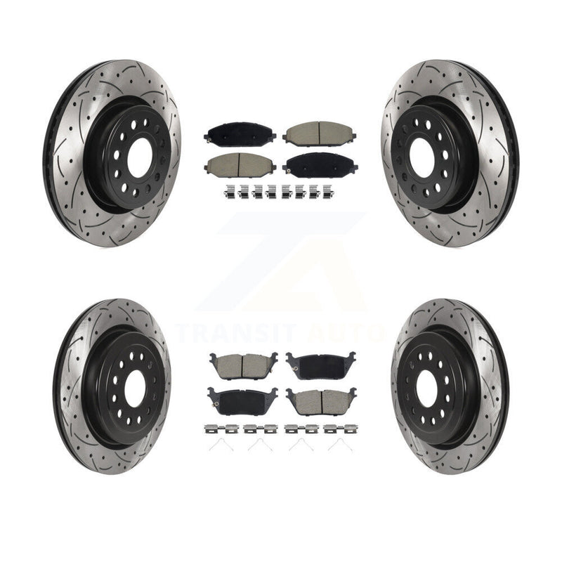 Transit Auto KDC-100939 Disc Brake Kit for 2019-2024 Ram 1500 - Front and Rear product image