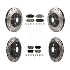 Transit Auto KDC-100943 Disc Brake Kit for 2019 Toyota Corolla - Front and Rear product image