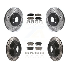 Transit Auto KDC-100944 Disc Brake Kit for 2010-2014 Honda Accord, Acura TSX - Front and Rear product image
