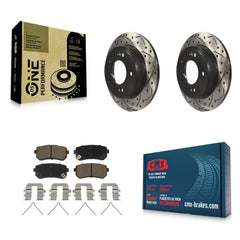 Transit Auto KDC-100945 Disc Brake Kit for 2018-2023 Hyundai Kona, Kia Seltos - Rear product image