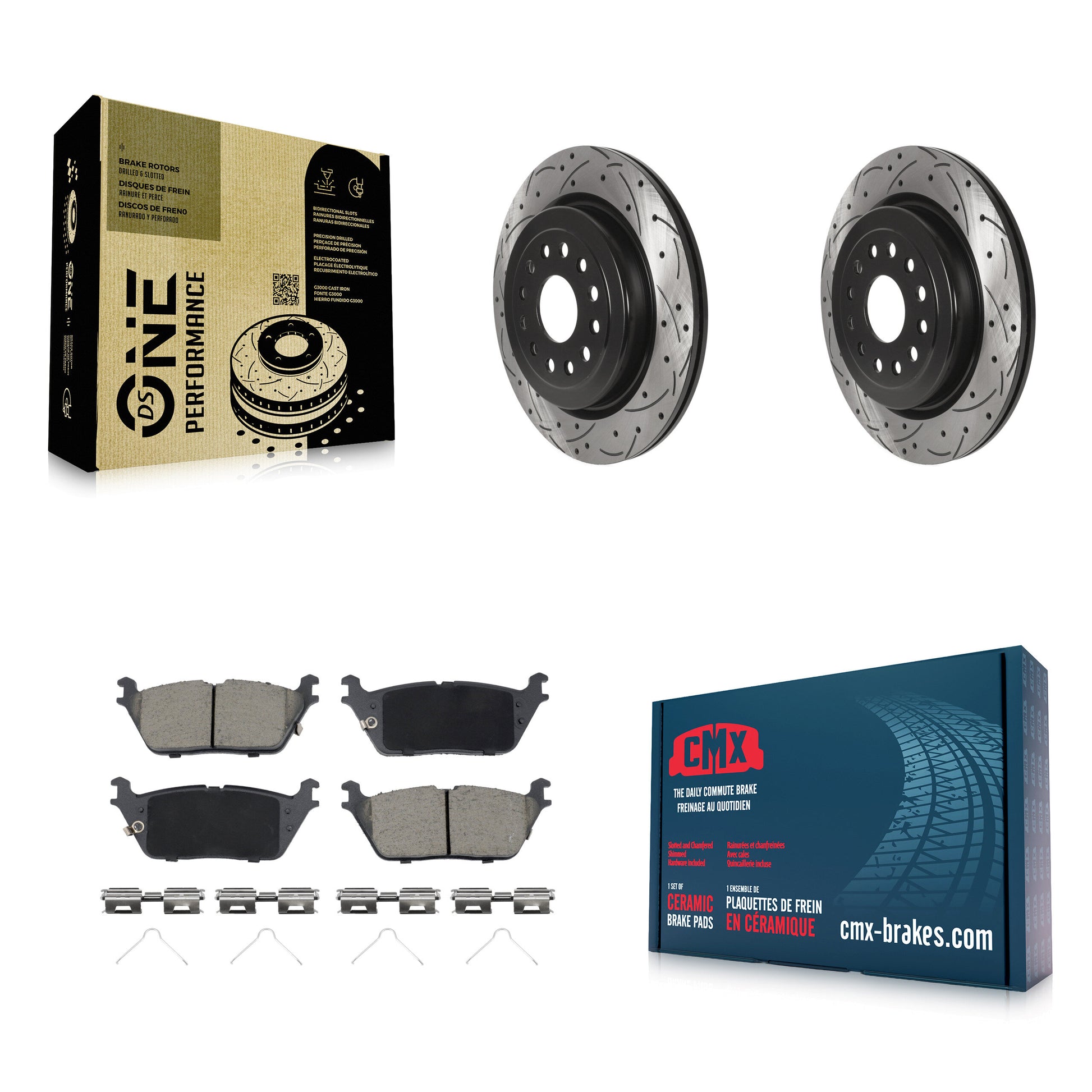 Transit Auto KDC-100946 Disc Brake Kit for 2019-2024 Ram 1500 - Rear product image