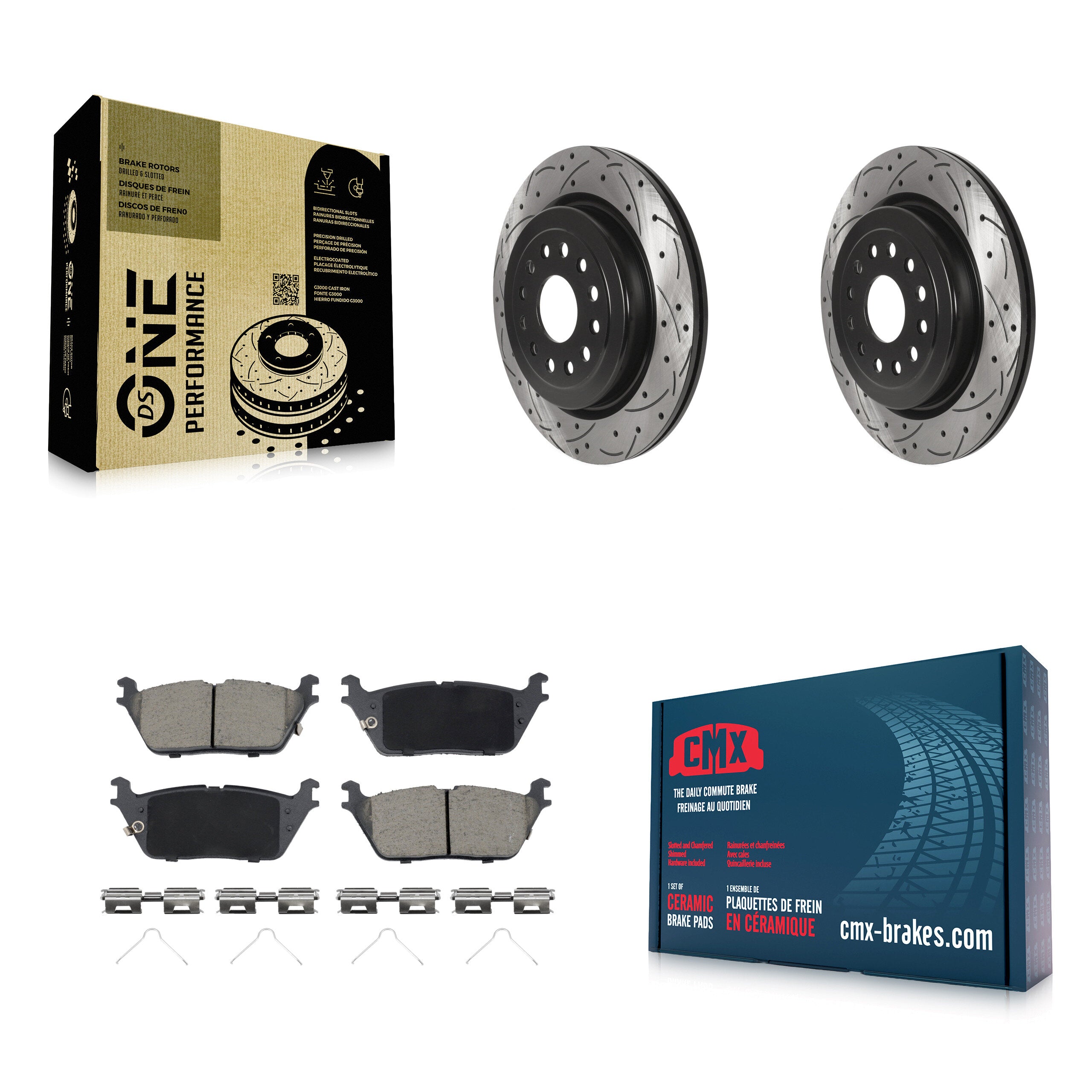 Transit Auto KDC-100946 Disc Brake Kit for 2019-2024 Ram 1500 - Rear product image