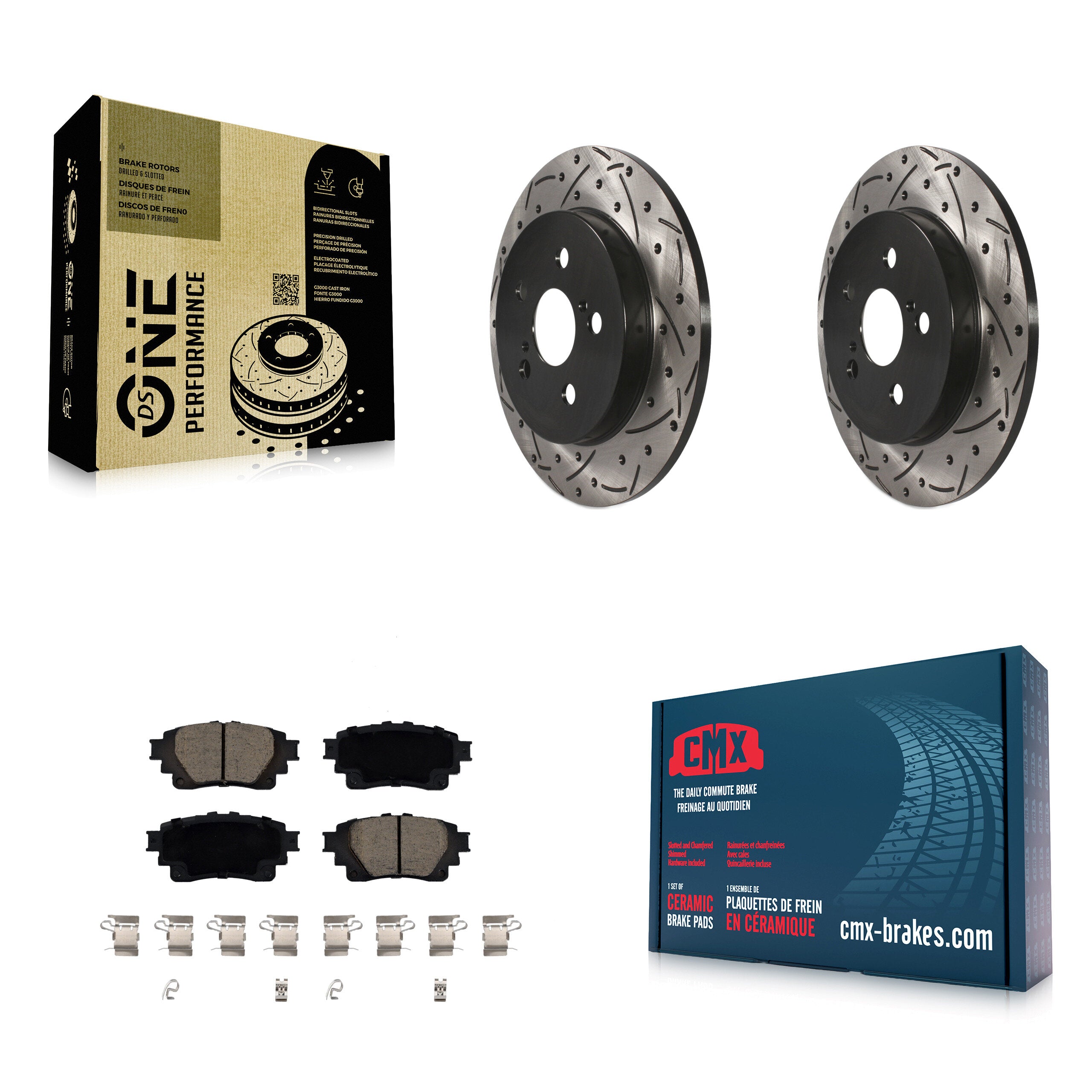Transit Auto KDC-100949 Disc Brake Kit for 2019 Toyota Corolla - Rear product image
