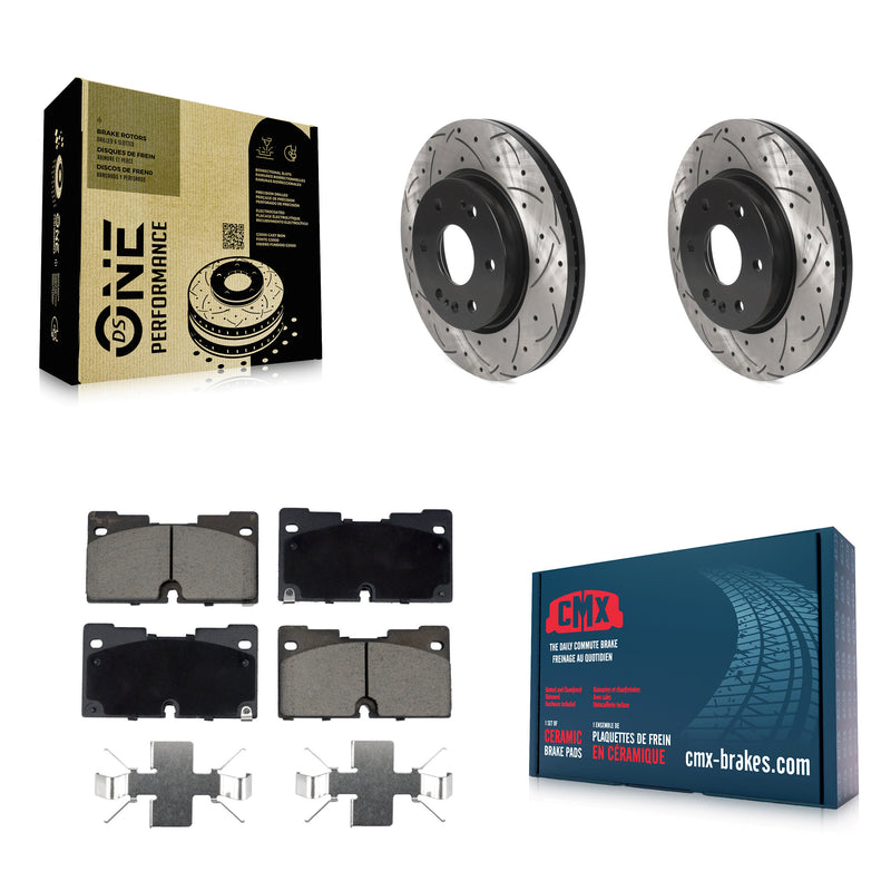 Transit Auto KDC-100951 Disc Brake Kit for 2019-2024 Chevrolet Silverado 1500 LTD, GMC Sierra 1500 Limited, Cadillac Escalade & more - Front product image