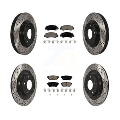 Transit Auto KDC-100955 Disc Brake Kit for 2018-2022 Mitsubishi Eclipse Cross - Front and Rear product image