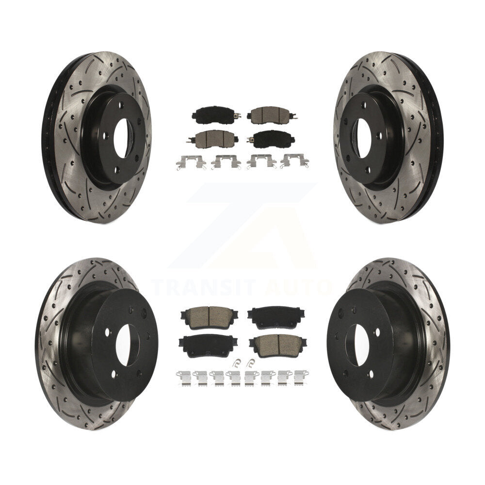 Transit Auto KDC-100958 Disc Brake Kit for 2019-2020 Nissan Altima - Front and Rear product image