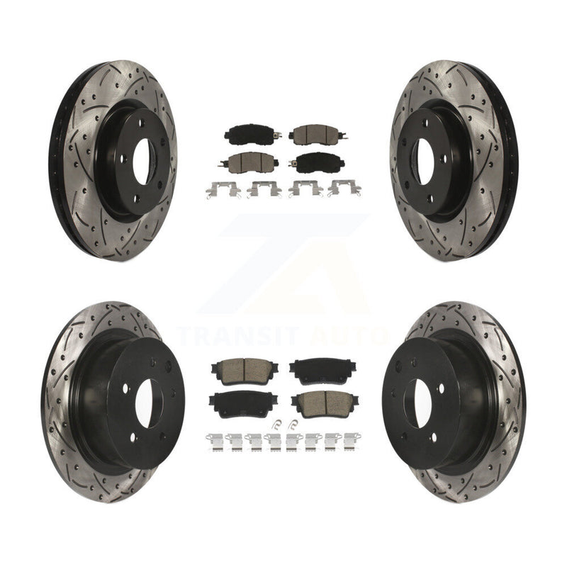 Transit Auto KDC-100958 Disc Brake Kit for 2019-2020 Nissan Altima - Front and Rear product image