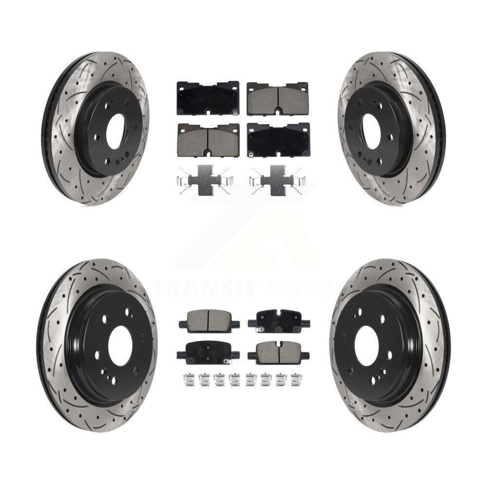 Transit Auto KDC-100959 Disc Brake Kit for 2019-2024 Chevrolet Silverado 1500 LTD, GMC Sierra 1500 Limited, Cadillac Escalade & more - Front and Rear product image