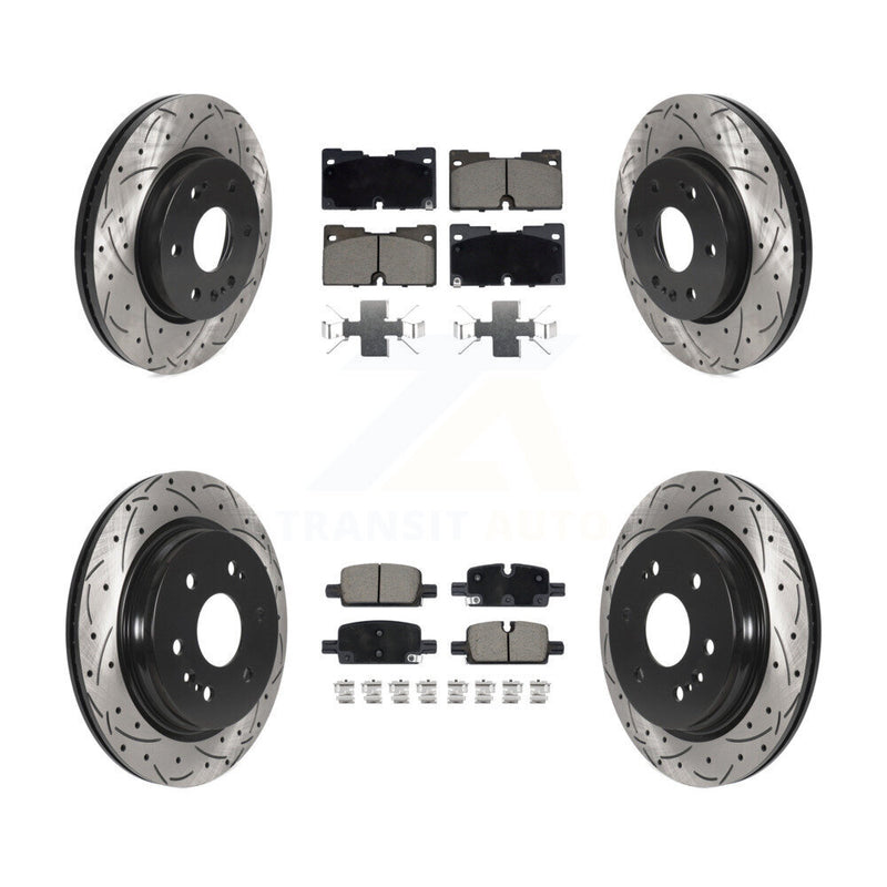 Transit Auto KDC-100959 Disc Brake Kit for 2019-2024 Chevrolet Silverado 1500 LTD, GMC Sierra 1500 Limited, Cadillac Escalade & more - Front and Rear product image