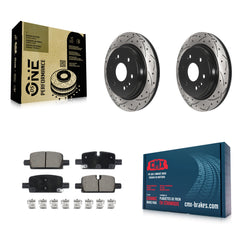 Transit Auto KDC-100963 Disc Brake Kit for 2019-2024 Chevrolet Silverado 1500 LTD, GMC Sierra 1500 Limited, Cadillac Escalade & more - Rear product image